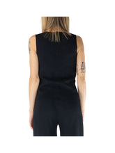ANIS WHITE Anis White Gilet Donna Nero Nero